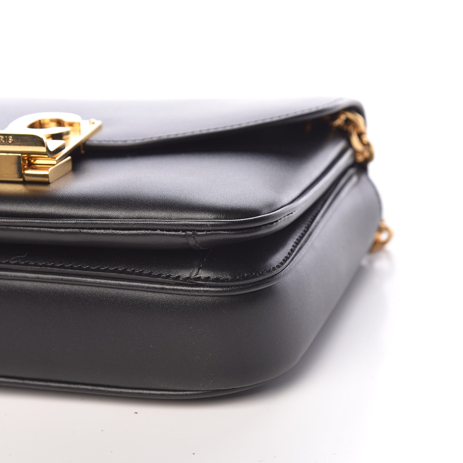 Celine Shiny Calfskin Small C Bag Black 6 of 11