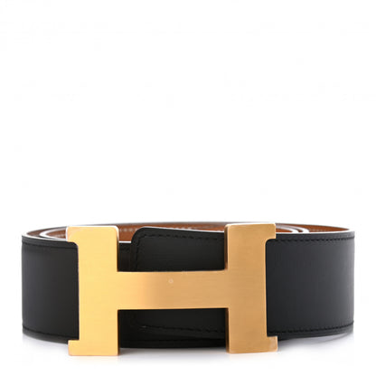 Hermes Swift Epsom 38mm Constance H Belt 80 Black Gold 1 of 5
