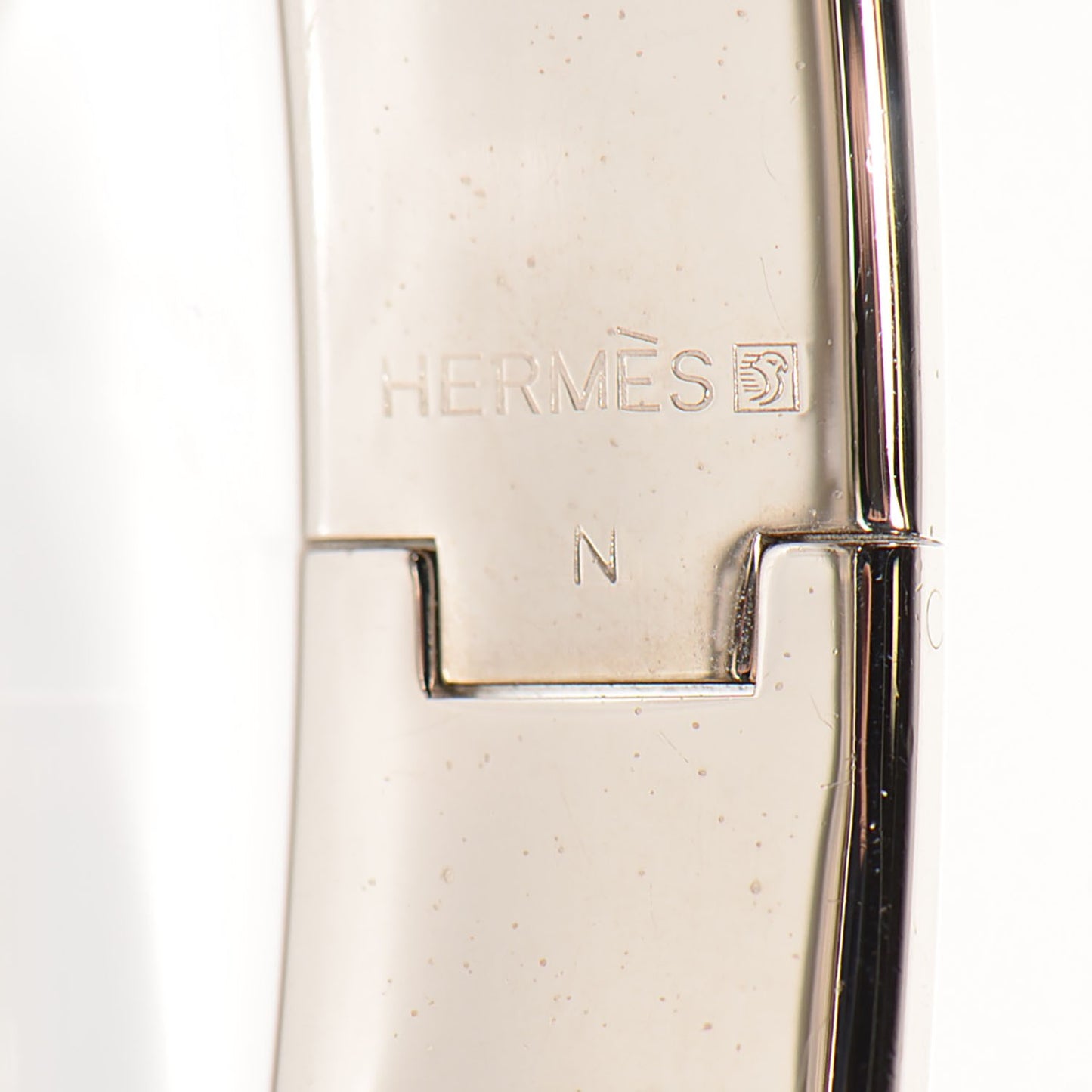 Enamel Narrow Clic H Bracelet PM Black