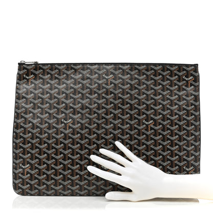 Goyard Goyardine Senat Pochette GM Black 2 of 6