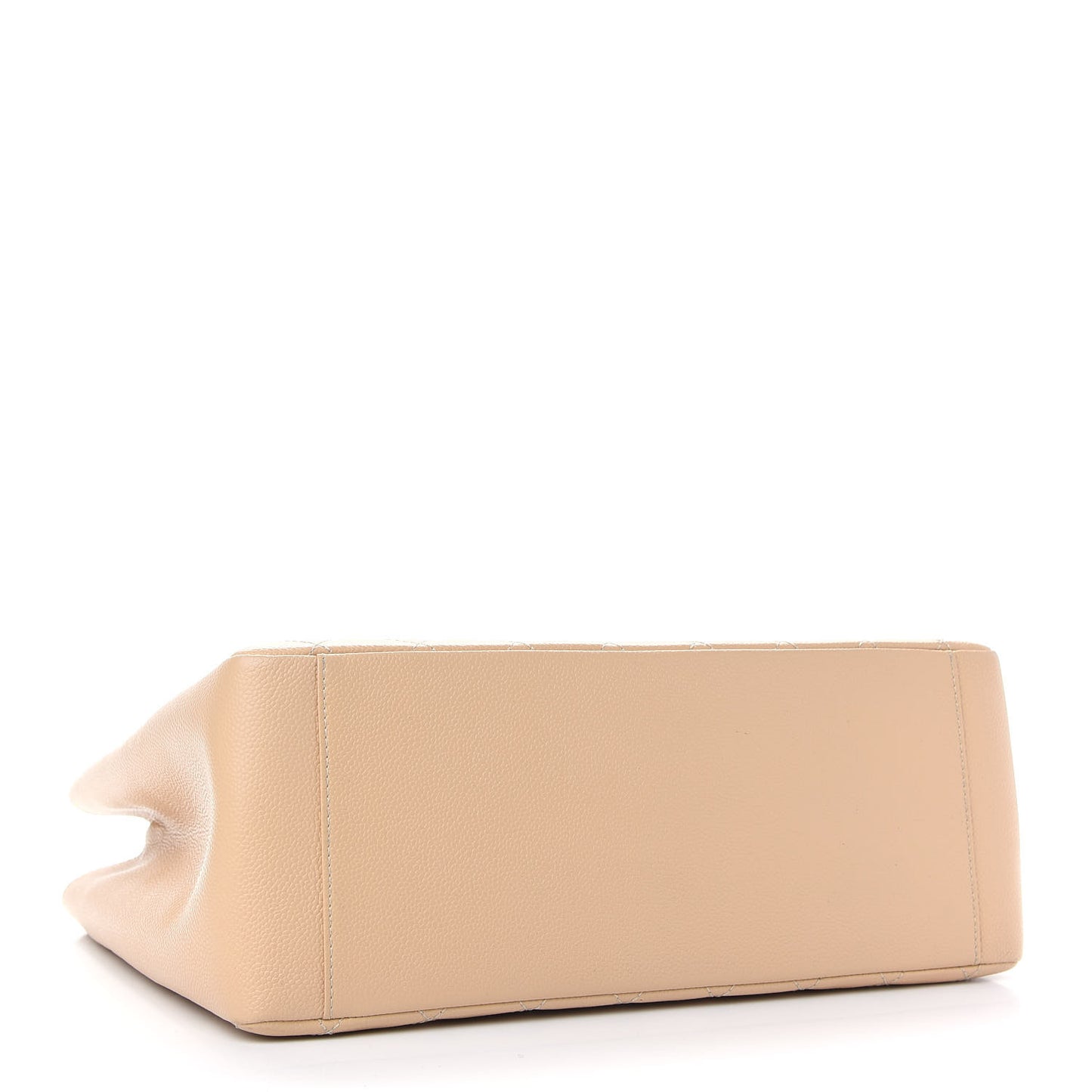 Caviar Quilted Grand Shopping Tote GST Beige