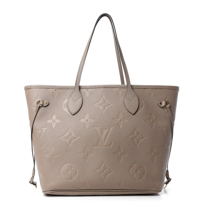 Louis Vuitton Empreinte Monogram Giant Neverfull MM Tourterelle 1 of 9