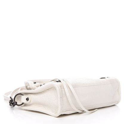 Balenciaga Agneau Classic Hardware Nano City White 3 of 9