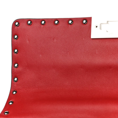 Valentino Garavani Lambskin Medium Free Rockstud Spike Shoulder Bag Rosso Valentino 11 of 14