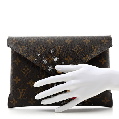 Louis Vuitton Monogram 2023 Christmas Animation Kirigami Pochette Set 2 of 8