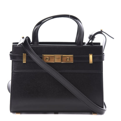 Saint Laurent Smooth Calfskin Manhattan Nano Shopper Tote Black 1 of 8