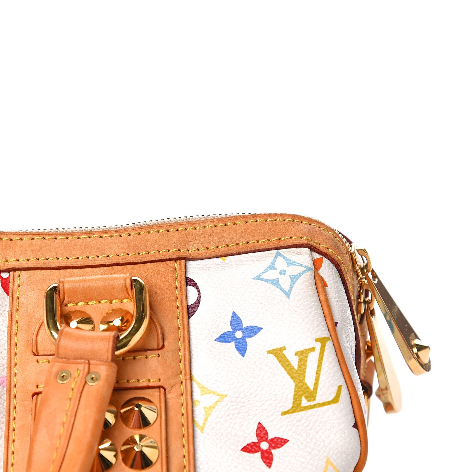 Louis Vuitton Monogram Multicolor Courtney MM White 8 of 15