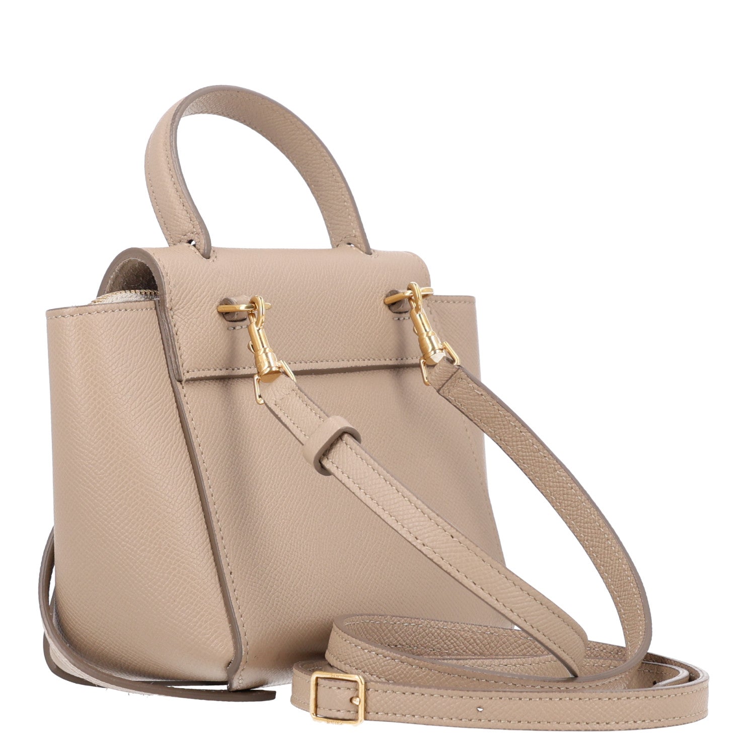 Celine Grained Calfskin Pico Belt Bag Light Taupe 3 of 10