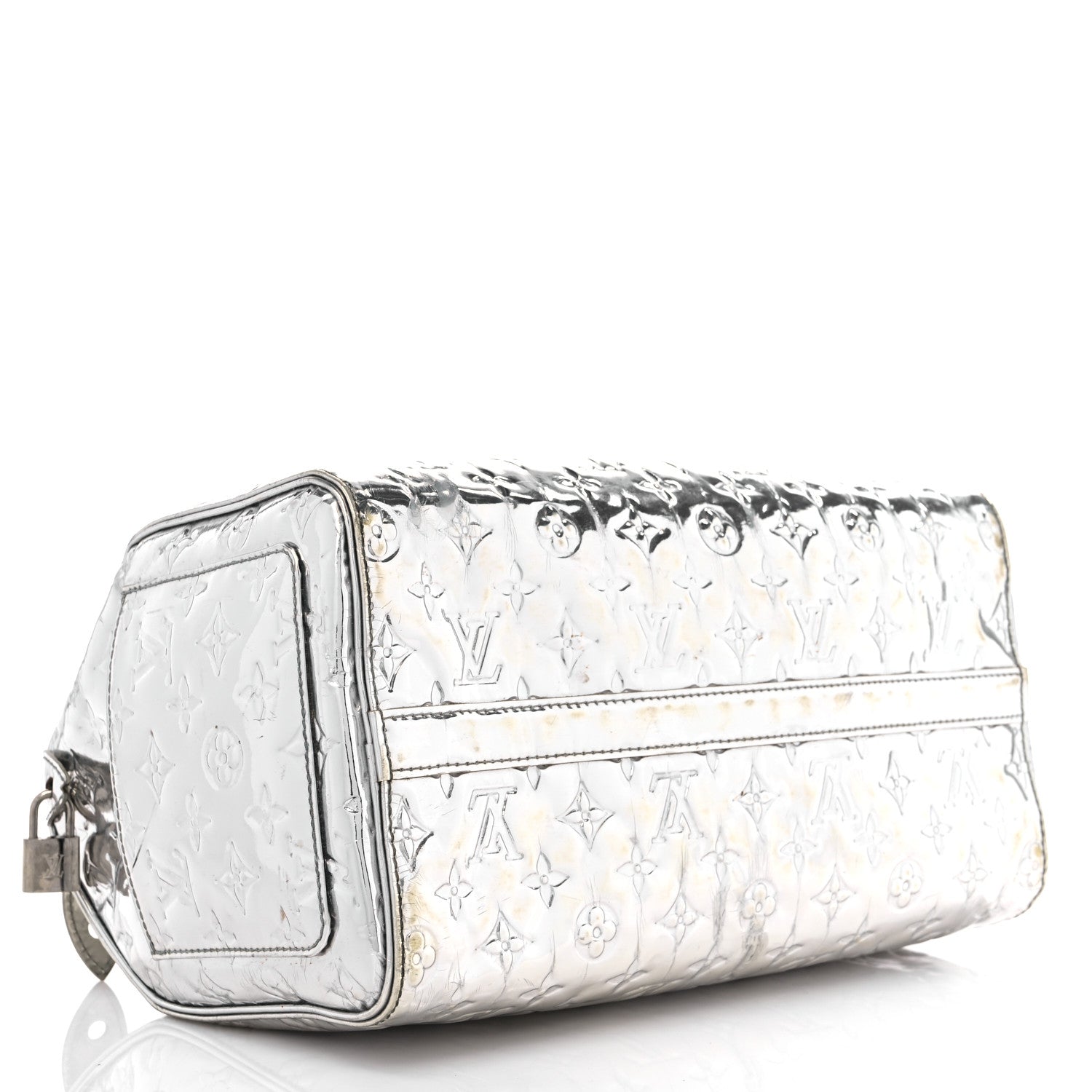 Louis Vuitton Monogram Miroir Speedy 30 Silver 4 of 22