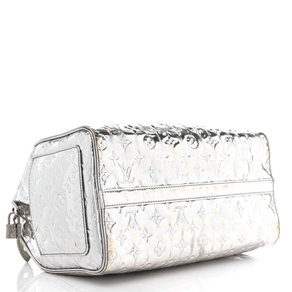 Louis Vuitton Monogram Miroir Speedy 30 Silver 4 of 22
