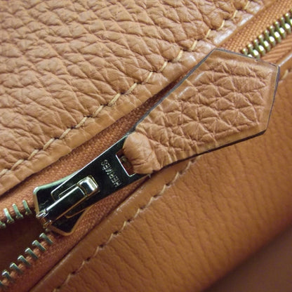 Hermes Clemence KELLY 35 Handbag Orange 8 of 13