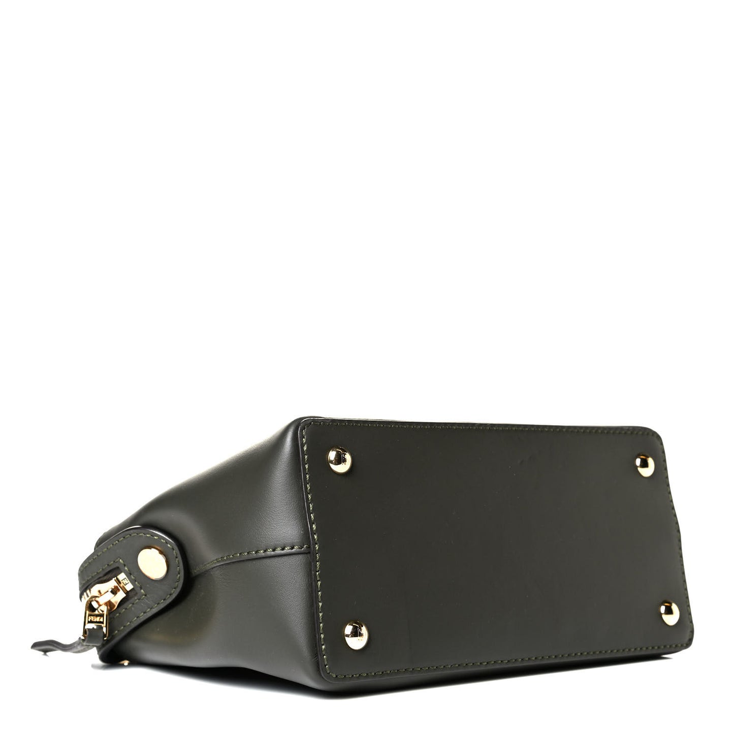 Vitello Baltico Nappa Flowerland Studded Small Dotcom Click Chain Satchel Verde Prato Multicolor