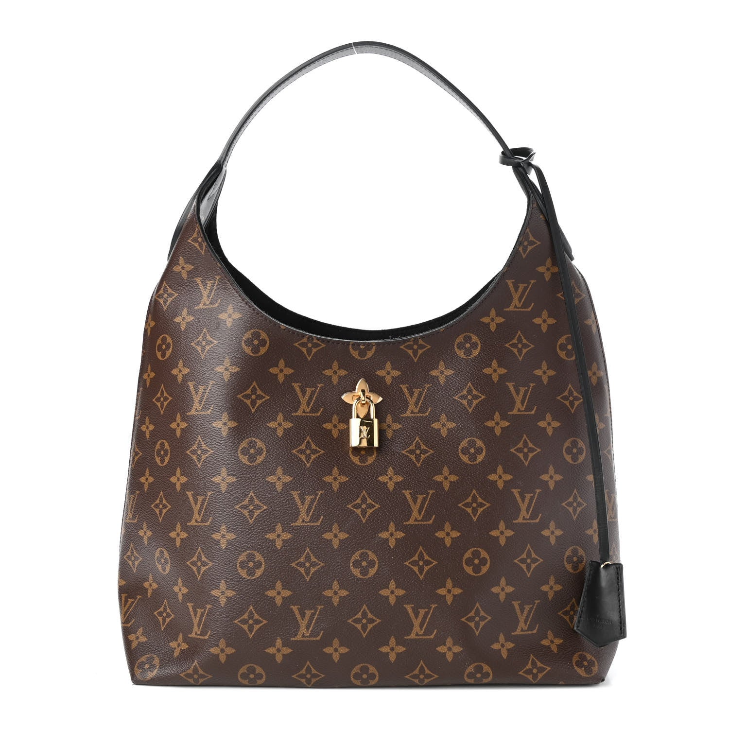 Louis Vuitton Monogram Flower Hobo Black 1 of 4