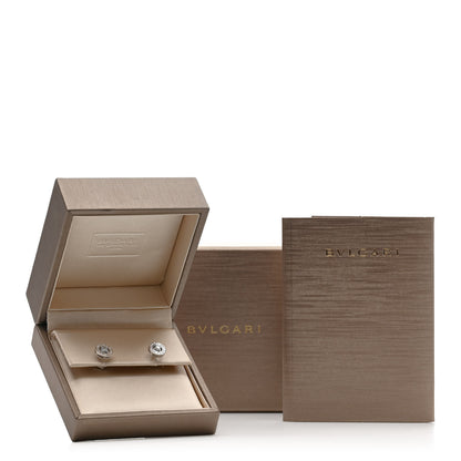 Bulgari BVLGARI 18K White Gold Diamond Stud Earrings 5 of 5
