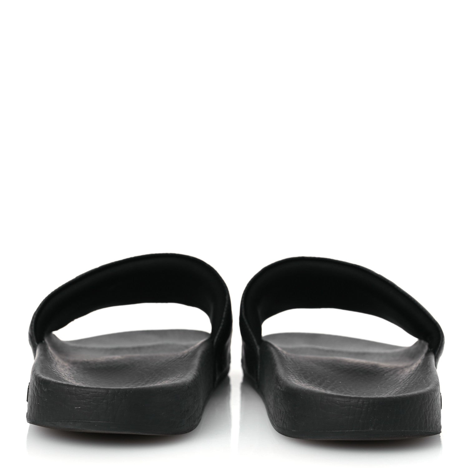 Gucci Rubber GG Monogram Mens Slide Sandals 11 Black 6 of 11