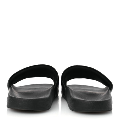 Gucci Rubber GG Monogram Mens Slide Sandals 11 Black 6 of 11