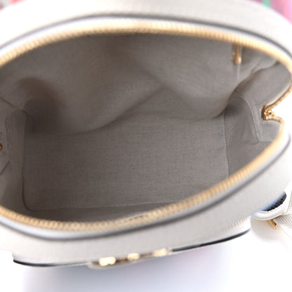 Gucci GG Supreme Monogram Flora Web Small Ophidia Day Backpack White 5 of 9