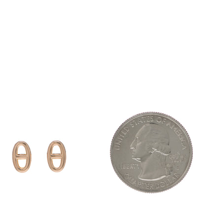 Hermes 18K Rose Gold TPM Farandole Stud Earrings 2 of 5