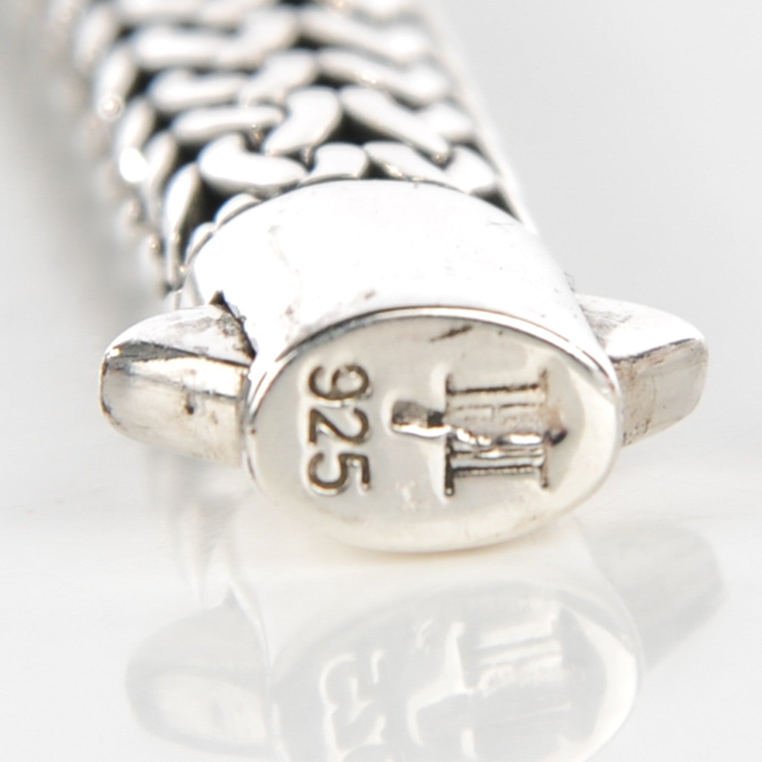 John Hardy Sterling Silver Medium Classic Chain Bracelet L 4 of 5