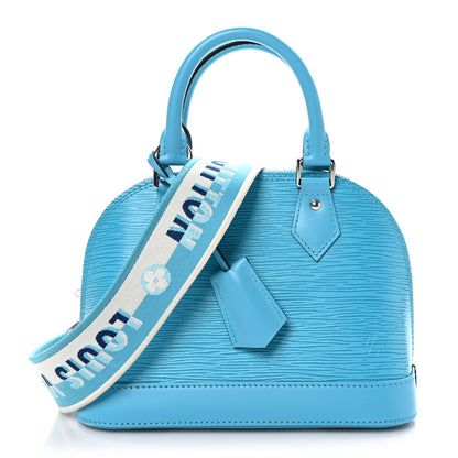 Louis Vuitton Epi Jacquard Alma BB Turquoise 1 of 10