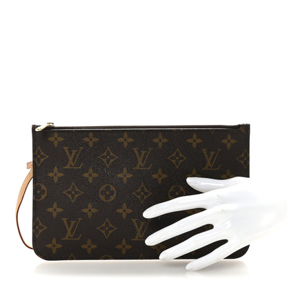 Louis Vuitton Monogram Neverfull MM GM Pochette 2 of 6
