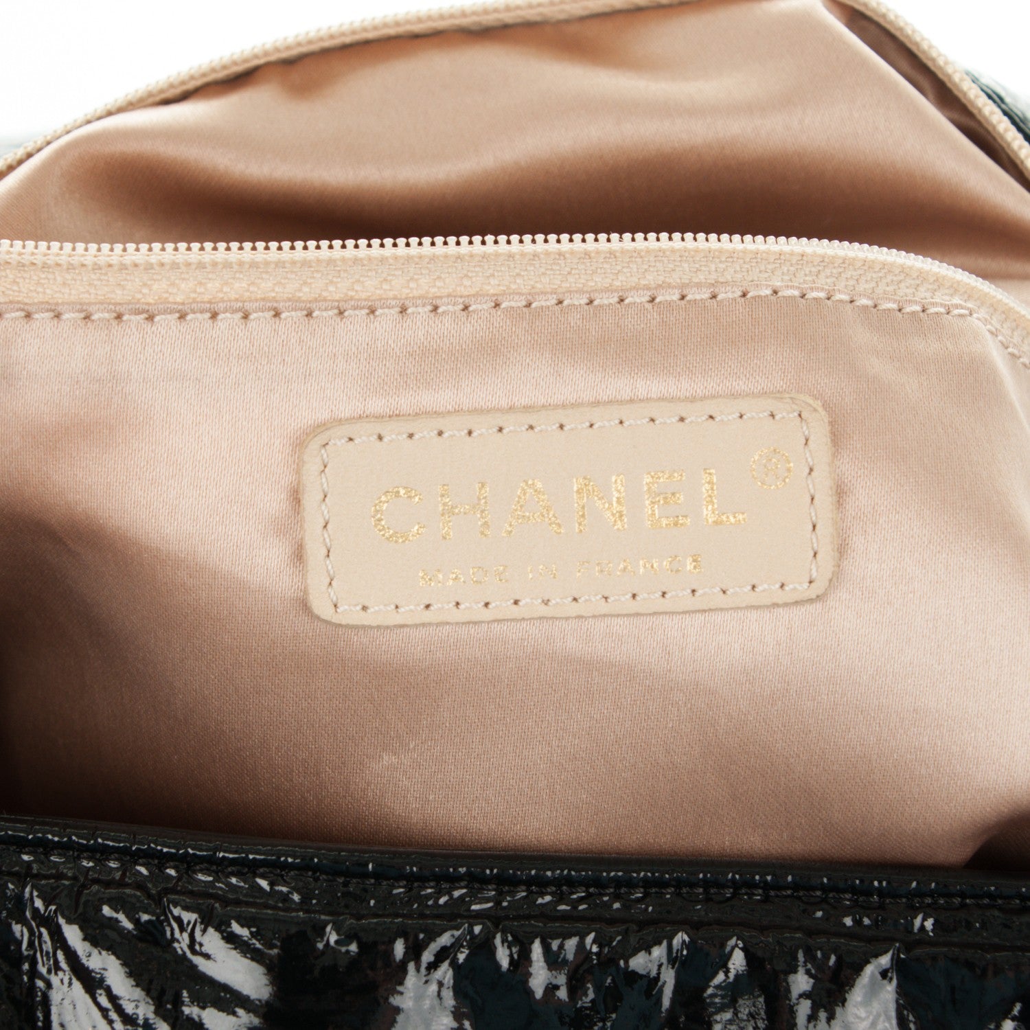 Chanel Vinyl XL Rock and Chain Flap Black 6 of 7