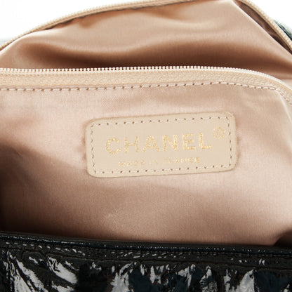 Chanel Vinyl XL Rock and Chain Flap Black 6 of 7