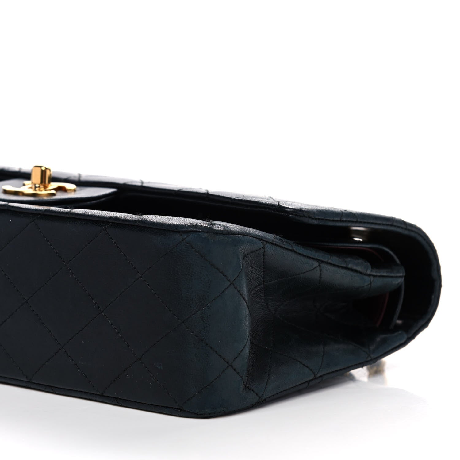 Chanel Lambskin Quilted Small Double Flap Black 10 of 18