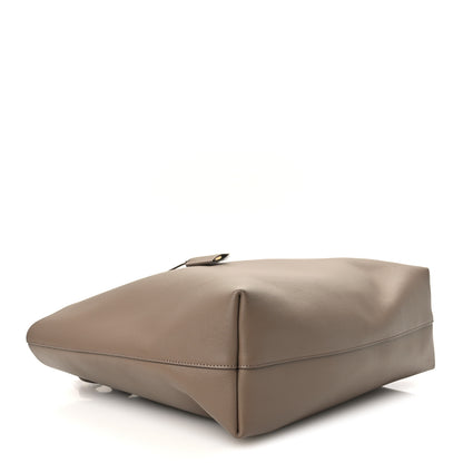 Saint Laurent Calfskin Large Shopping Tote Taupe 4 of 10