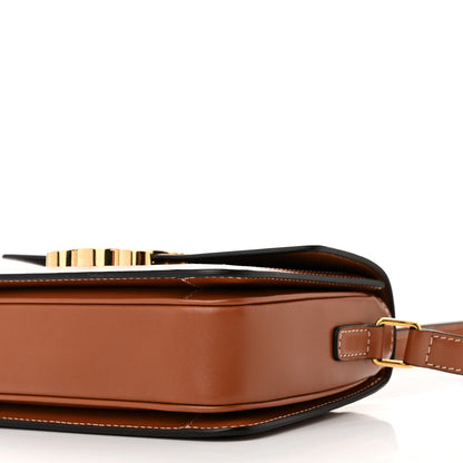 Celine Calfskin Triomphe Canvas Teen Triomphe Bag Tan 10 of 11