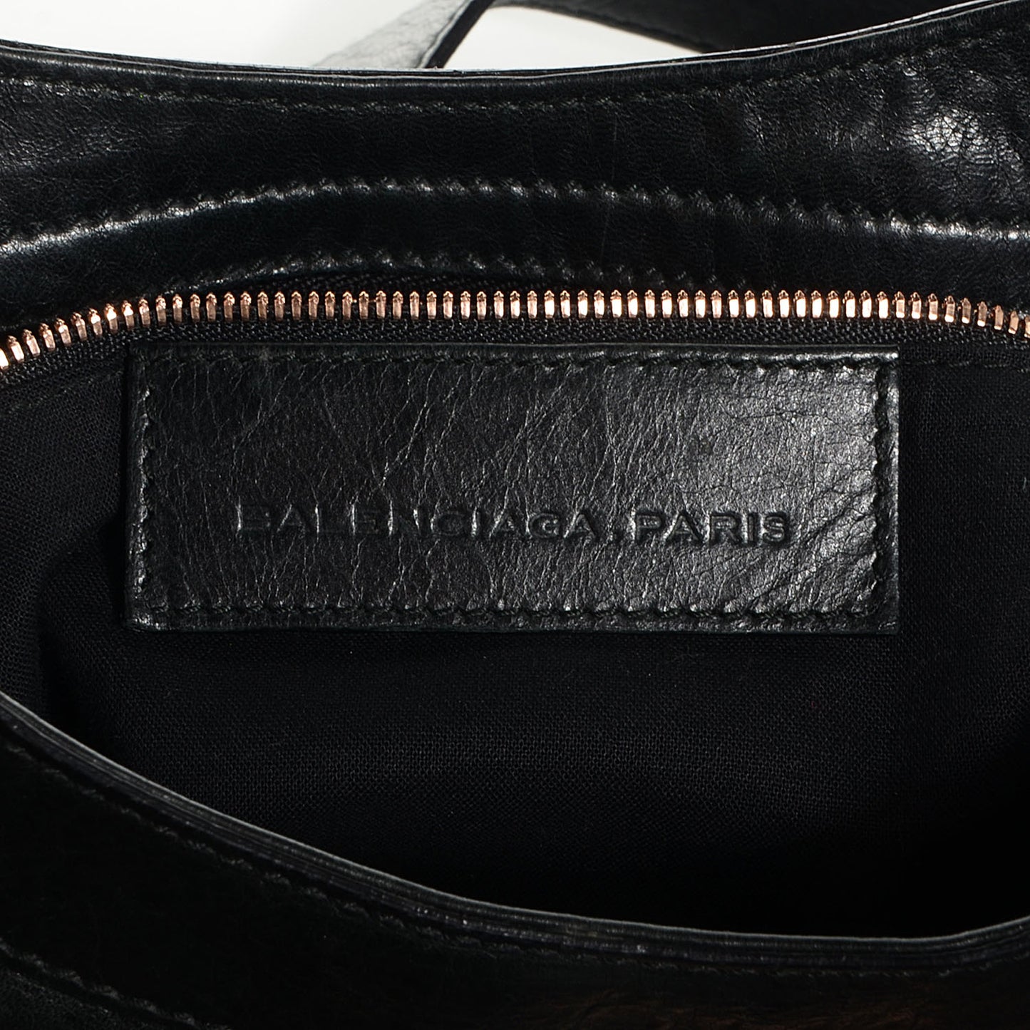 Agneau Giant 21 Rose Gold Hardware City Black
