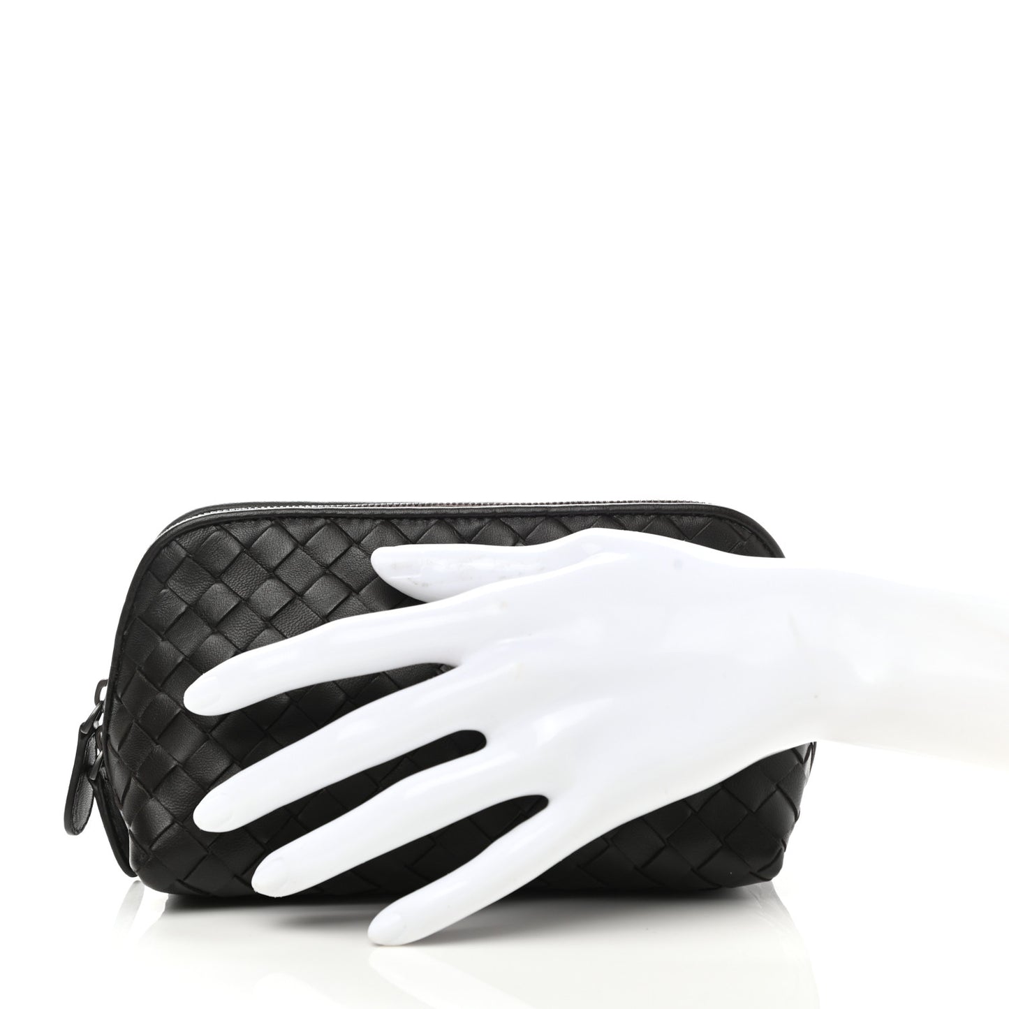 Nappa Intrecciato Cosmetic Case Black