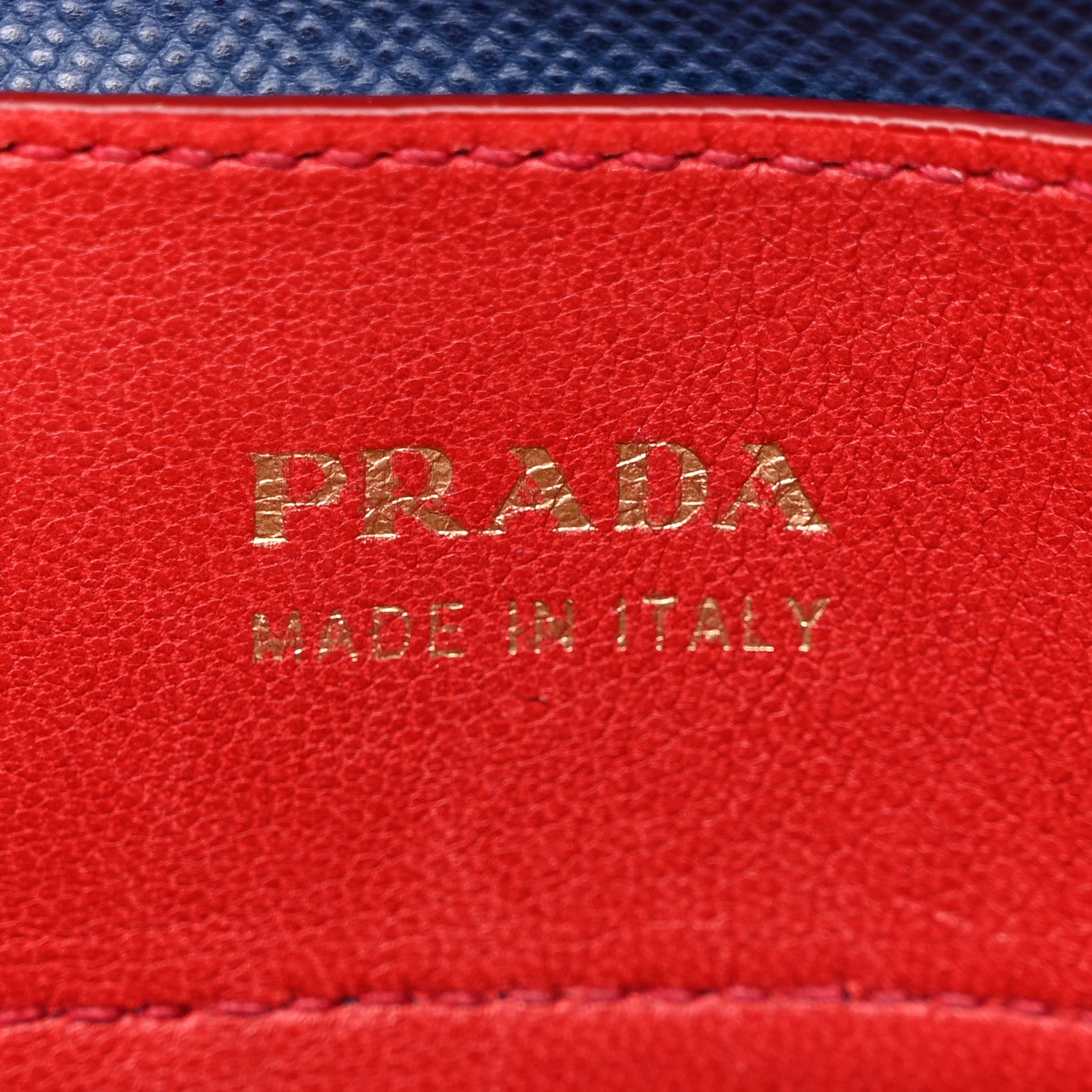 Prada Saffiano Cuir Large Double Bag Bleuette 7 of 31