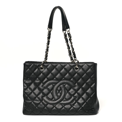 Chanel Caviar Quilted Grand Shopping Tote GST Black 1 of 11