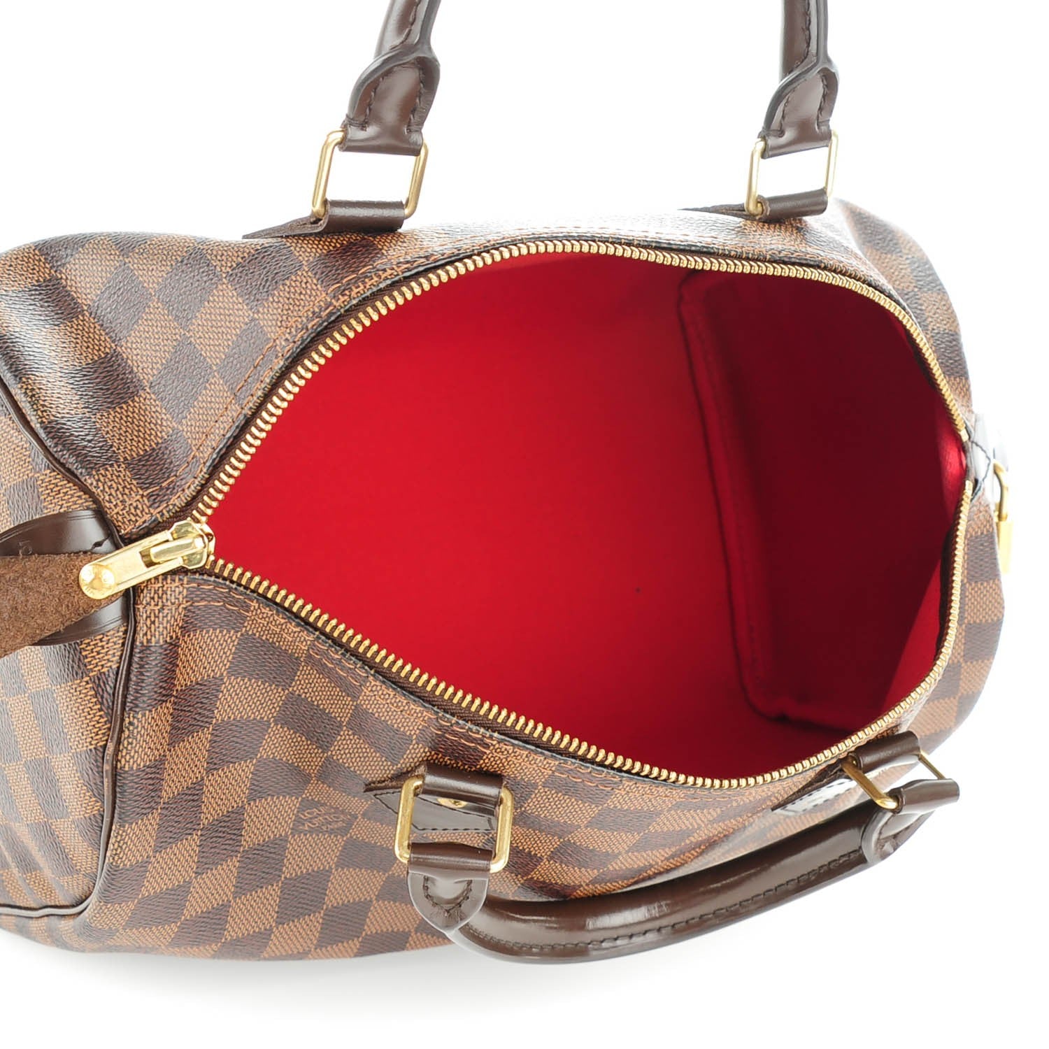 Louis Vuitton Damier Ebene Speedy 30 5 of 8