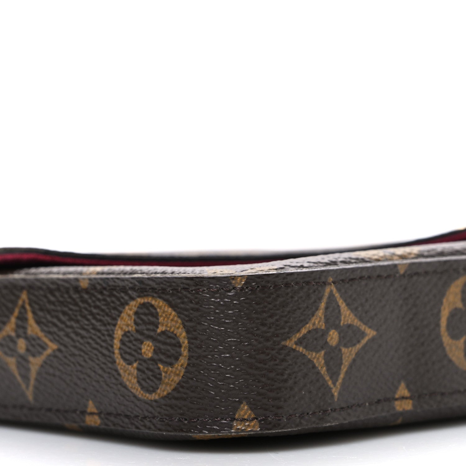 Louis Vuitton Monogram Pochette Felicie Chain Wallet Fuchsia 9 of 10