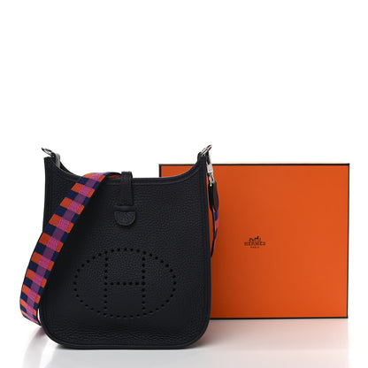 Hermes Taurillon Clemence Amazone Evelyne TPM Bleu Nuit 11 of 11