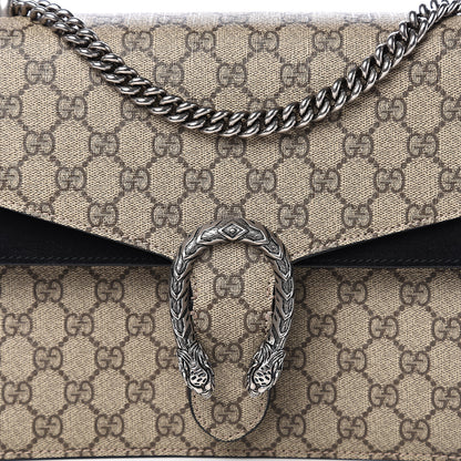 Gucci GG Supreme Monogram Medium Dionysus Shoulder Bag Black 12 of 12