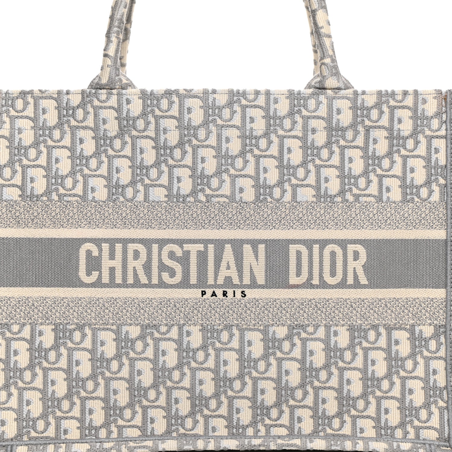 Christian Dior Oblique Medium Book Tote Grey 8 of 14