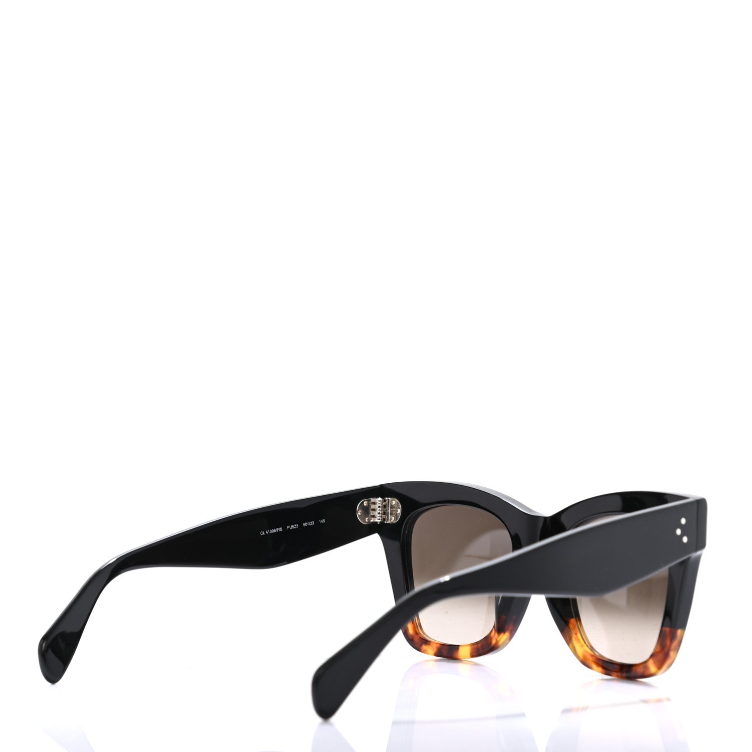 Celine Catherine Sunglasses CL 41098/F/S Black Havana 4 of 6