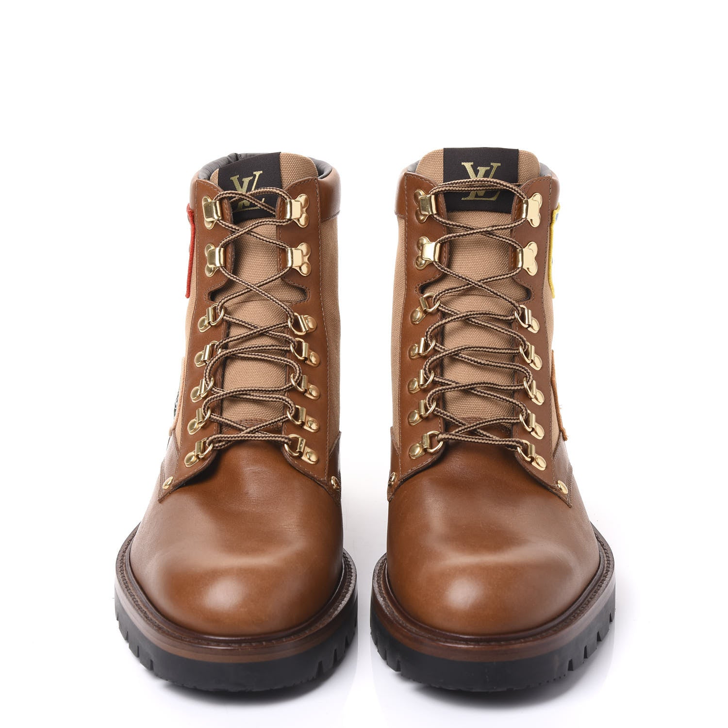 Louis Vuitton Calfskin Oberkampf Ankle Boots 11 Cognac 3 of 8