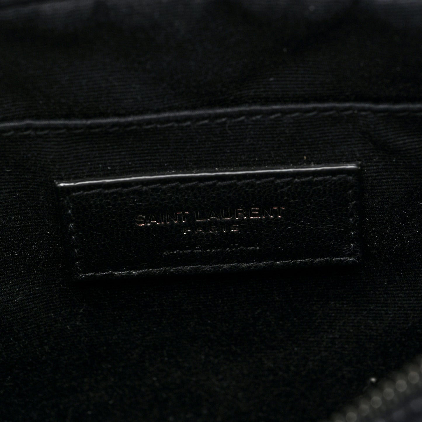 Calfskin Matelasse Monogram Lou Camera Bag Black