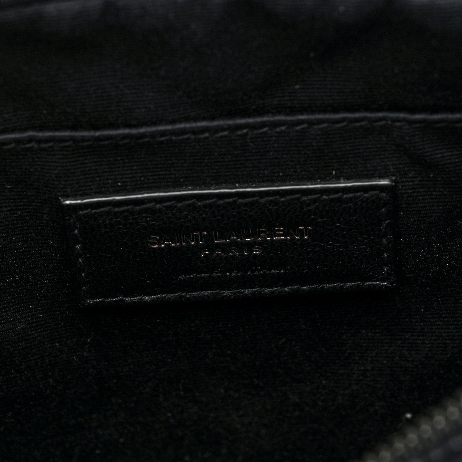 Saint Laurent Calfskin Matelasse Monogram Lou Camera Bag Black 6 of 9