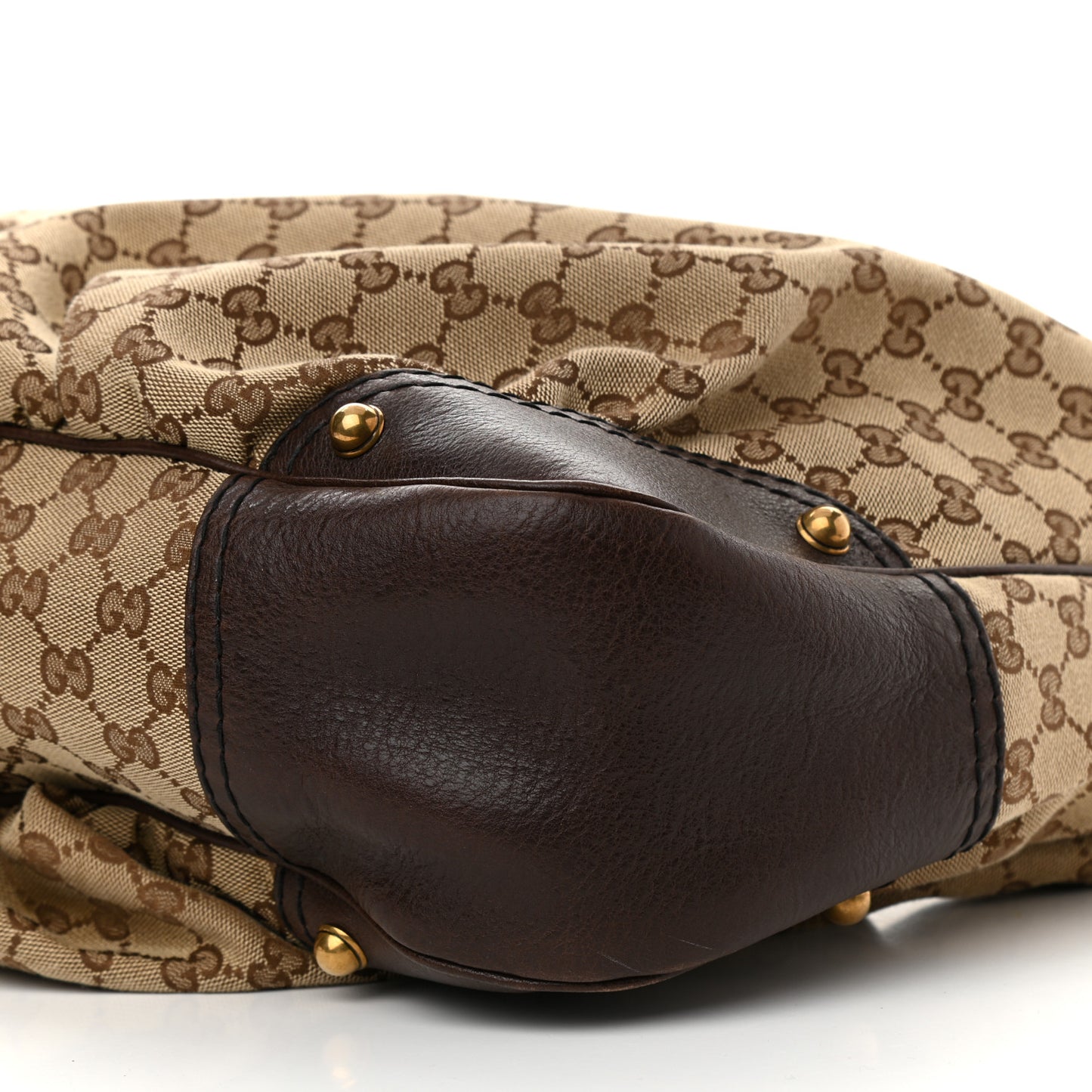 Monogram Large Jockey Hobo Dark Brown