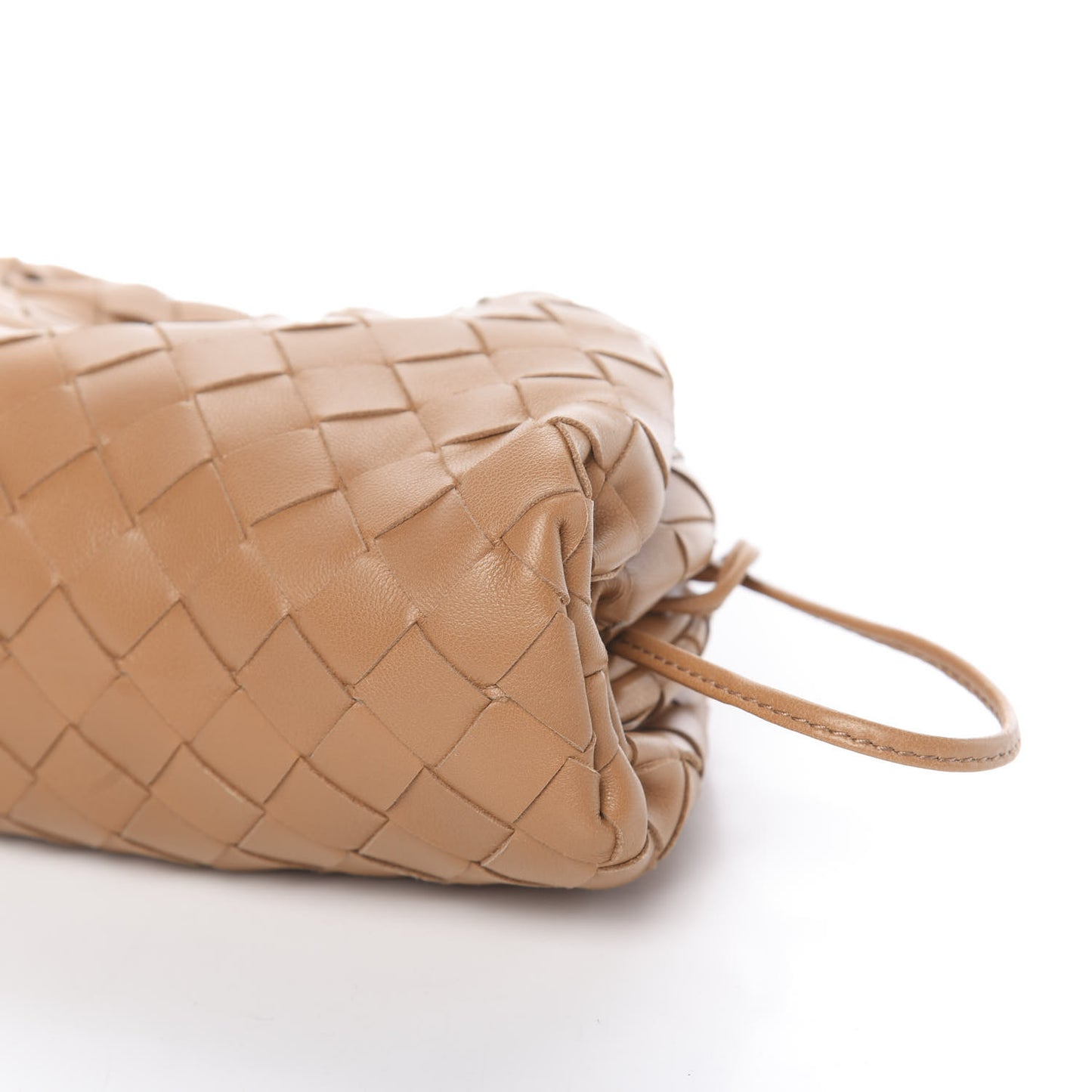 Nappa Intrecciato The Mini Pouch Carmel