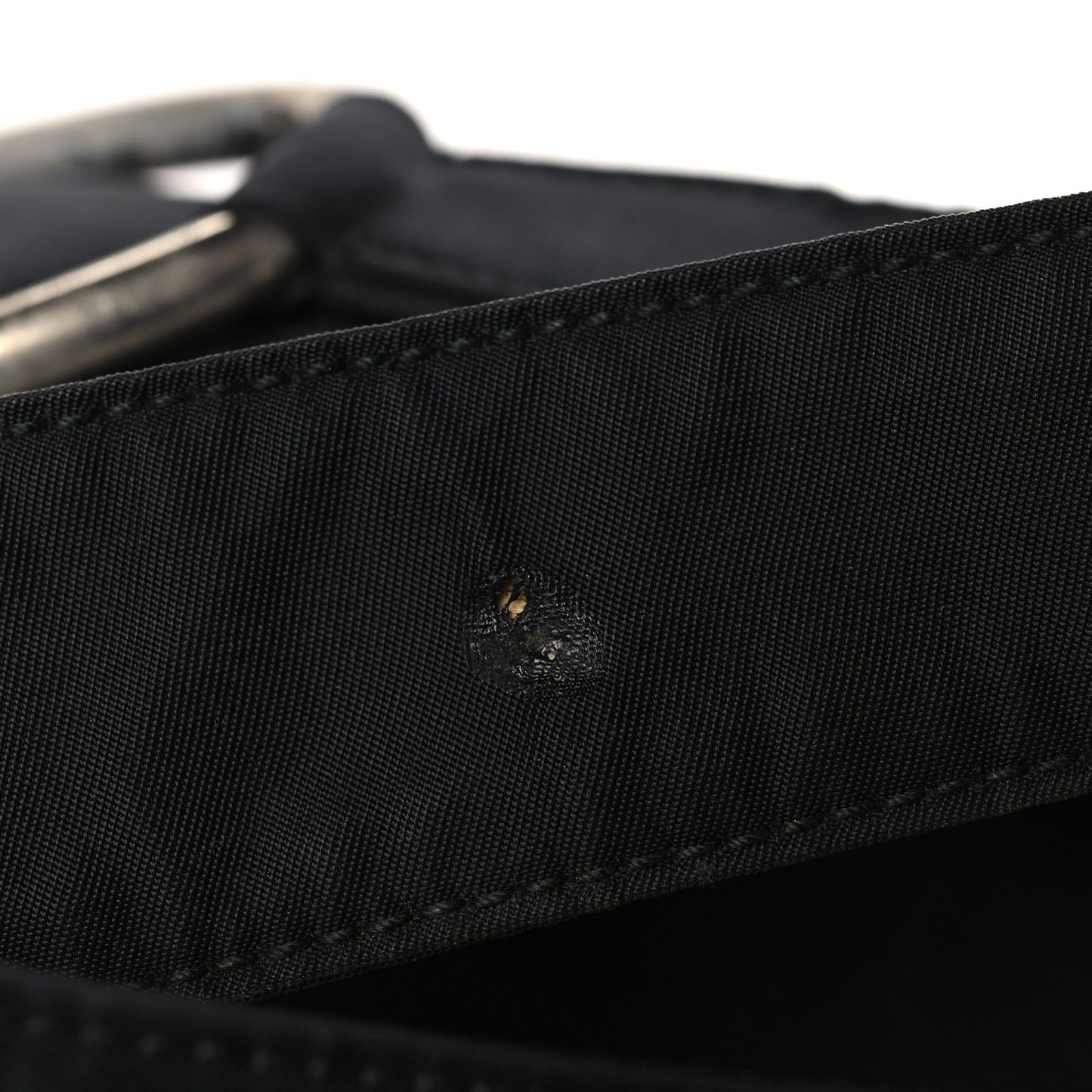 Tessuto Nylon Flap Shoulder Bag Black