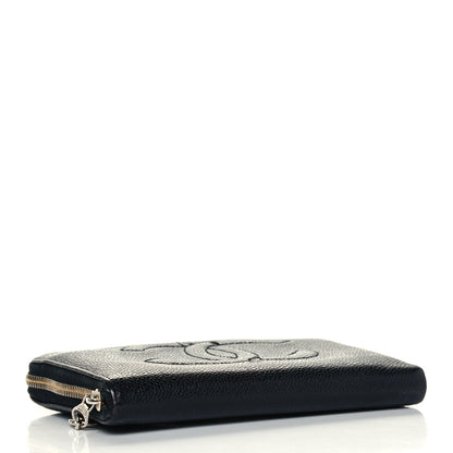 Chanel Caviar Large Timeless CC Zip Around Wallet Black 4 of 12