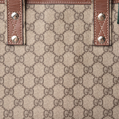 Gucci GG Plus Monogram Small Signature Web Loop Vertical Tote Light Brown 8 of 18