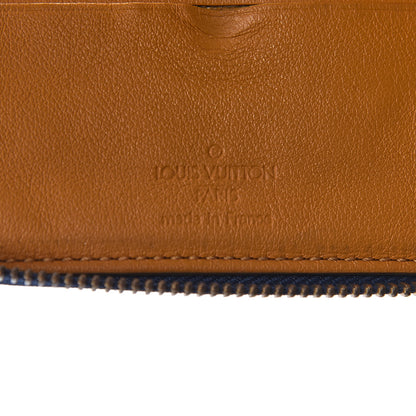 Louis Vuitton Denim Zip Compact Wallet Blue 6 of 8