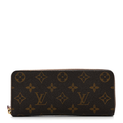 Louis Vuitton Monogram Clemence Wallet Fuchsia 1 of 9